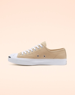 Converse Seasonal Color Leather Jack Purcell Női Rövidszárú Fehér | GXYCJLK-HU